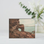 1898 Arch Rock, Presque Isle Park, Marquette, MI Postkarte (Stehend Vorderseite)