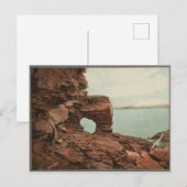 1898 Arch Rock, Presque Isle Park, Marquette, MI Postkarte (Vorne/Hinten)
