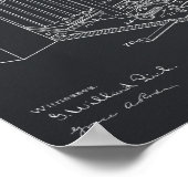 1898 Faltkamera Patent Art Zeichnend Druck Poster (Ecke)