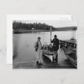 1898 Gogebic Black Bass Fishing Postkarte (Vorne/Hinten)