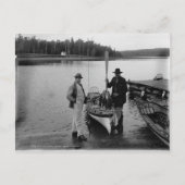 1898 Gogebic Black Bass Fishing Postkarte (Vorderseite)