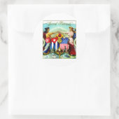 1898 Gute Freunde Zigarren Runder Aufkleber (Tasche)