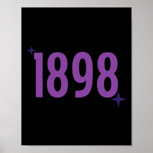 1898 - Lila mit Glitzern Poster