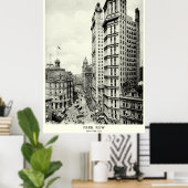 1898 Park Row, New York City Poster (Heimbüro)
