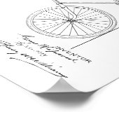 1898 Vintages Fahrradpatent Art Printwerbung Poster (Ecke)