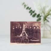 "1899 All Women Fire Dept" Postkarte (Stehend Vorderseite)