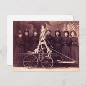 "1899 All Women Fire Dept" Postkarte (Vorne/Hinten)