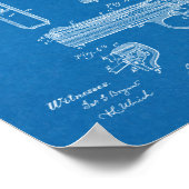 1899 Bräunende Schusswaffenpatentkunst Zeichnend P Poster (Ecke)