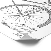 1899 Fahrradgetriebekunst Zeichnend Print Poster (Ecke)