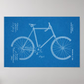 1899 Fahrradgetriebekunst Zeichnend Print Poster (Vorne)