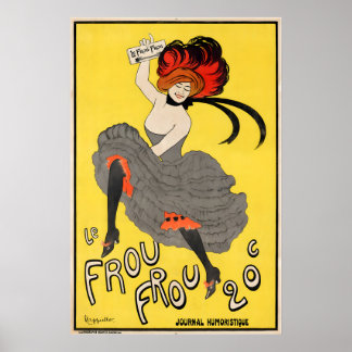 1899 Le Frou Frou Leonetto Cappiello Vintage Adver Poster