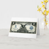 1899 One Dollar US Silver Certificate Karte (Gelbe Blume)