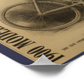 1899 Vintag Bicycle Magazine and Art Poster (Ecke)