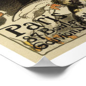 1899 Vintage französische Motorradwerbung Poster (Ecke)