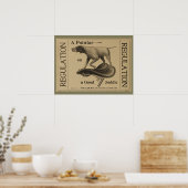 1899 Vintager Fahrradsitz Zeitschrift und Art Post Poster (Küche)