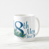 # 18 - 18. Hochzeitstag oder 18. Geburtstag Kaffeetasse (VorderseiteRechts)