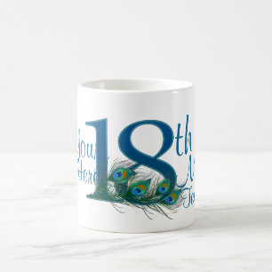 # 18 - 18. Hochzeitstag oder 18. Geburtstag Kaffeetasse