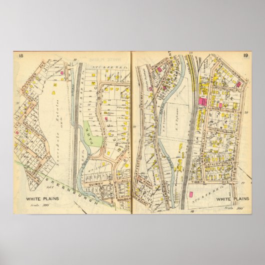 18-19 Weiße Ebenen Poster (Vorne)