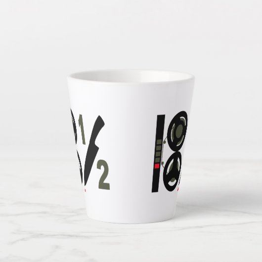 18 1/2 Latte Tasse (Vorderseite)