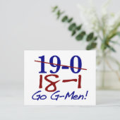 18-1 Go G-Men Postkarte (Stehend Vorderseite)