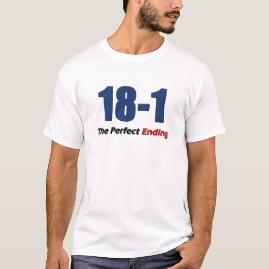 18-1 perfektes Ende T-Shirt (Vorderseite)