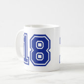 18 - achtzehn kaffeetasse (Vorderseite Links)