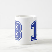 18 - achtzehn kaffeetasse (Mittel)