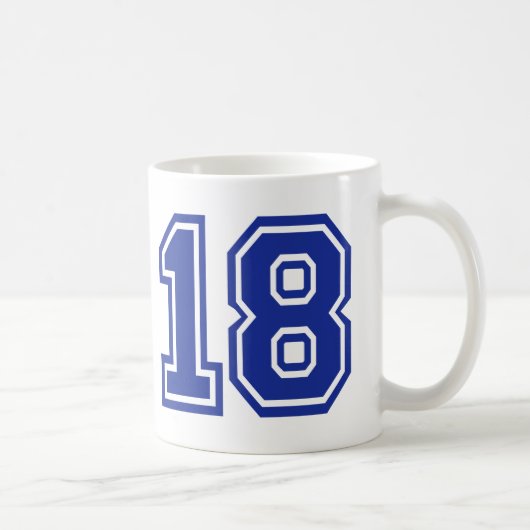 18 - achtzehn kaffeetasse (Rechts)