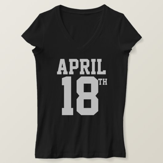 18. APRIL T - SHIRT (Design vorne)