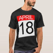 18. April T-Shirt (Vorderseite)