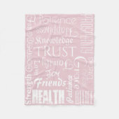 18 Außergewöhnliches Leben wünscht Blanket, Fleece (Vorderseite)