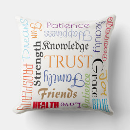 18 außerordentliches Leben-Wunsch-Kissen Kissen