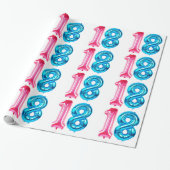 18 Balloons Umschlagpapier Geschenkpapier (Ungerollt)