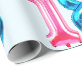 18 blaues Umschlagpapier Geschenkpapier (Rolleneckpunkt)