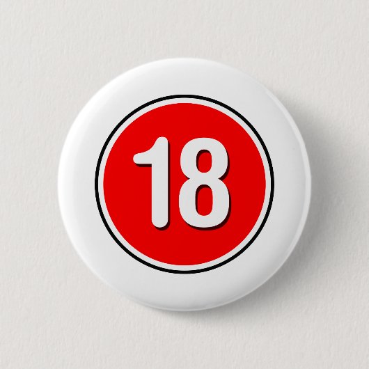 18 - Emo alternativer Schmutz-Rock-Punk Button (Vorderseite)