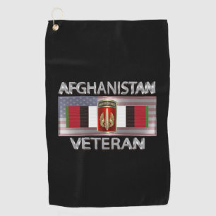 18. FA Brigade Afghanistan Veteran Golfhandtuch
