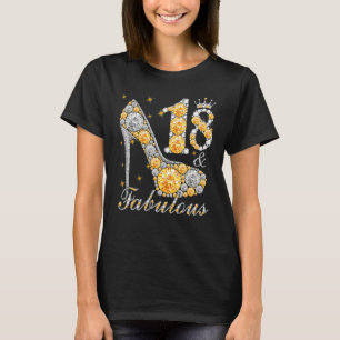 18 & Fabulous 18 Years Old 18 th Birthday Diamond T-Shirt
