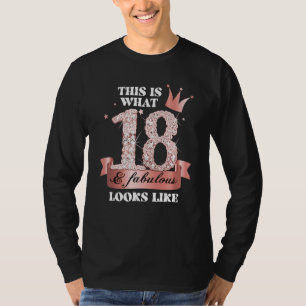 18 & Fabulous I Black Peach Party-Gruppe Candid Ph T-Shirt