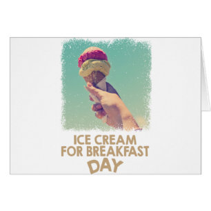 18. Februar - essen Sie Eiscreme für