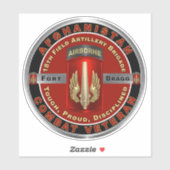 18. Feldartillerie Brigade Afghanistan Veteran Aufkleber (Blatt)