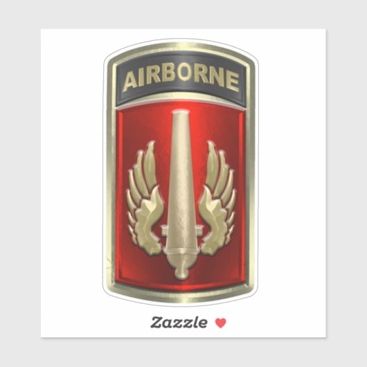 18. Feldartilleriebrigade Aufkleber (Blatt)