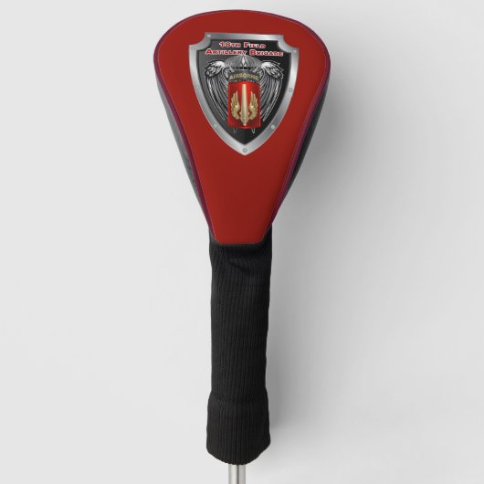 18. Feldartilleriebrigade (Im Flugzeug) Schild Golf Headcover (Vorderseite)