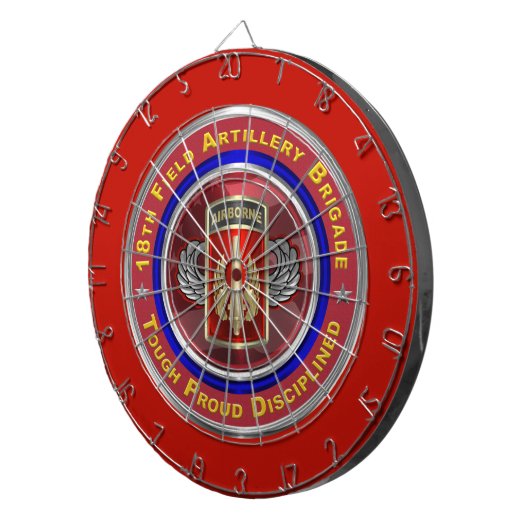 18. Field Artillery Brigade Im Flugzeug Dartscheibe (Vorderseite rechts)