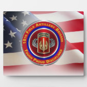 18. Field Artillery Brigade Im Flugzeug Fotoplatte (Vorderseite)