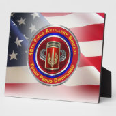 18. Field Artillery Brigade Im Flugzeug Fotoplatte (Seite)