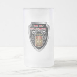 18. Field Artillery Brigade Im Flugzeug Mattglas Bierglas