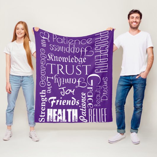 18 Fleece für Personalisierte Namen oder Wörter am (Beispiel)