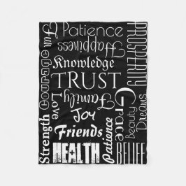 18 Fleece für Personalisierte Namen oder Wörter am