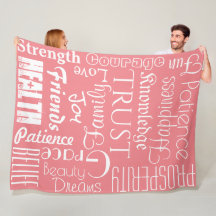 18 Fleece für Personalisierte Namen oder Wörter am