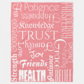 18 Fleece für Personalisierte Namen oder Wörter am (Vorderseite)